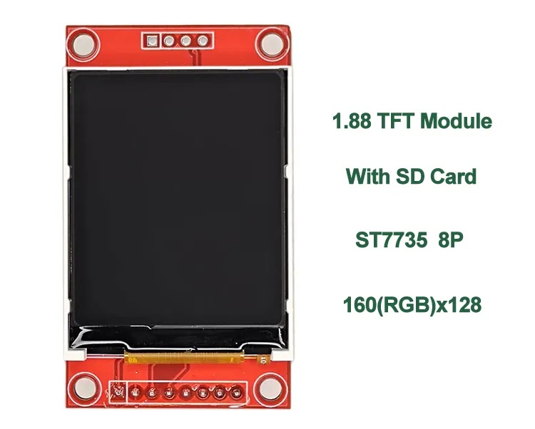 1.8 inch TFT LCD Display Module SPI 128×160 for Arduino | Go2Display