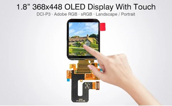 1.78 inch AMOLED Smartwatch Display description