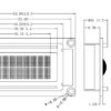 8x2 LCD Display Manufactuer Wholesale Price datasheet drawing