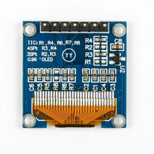 Monochrome 0.96'' 128x64 OLED Graphic Display Module back