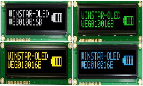 custom mono oled display colors