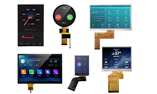 custom tft display size and shap